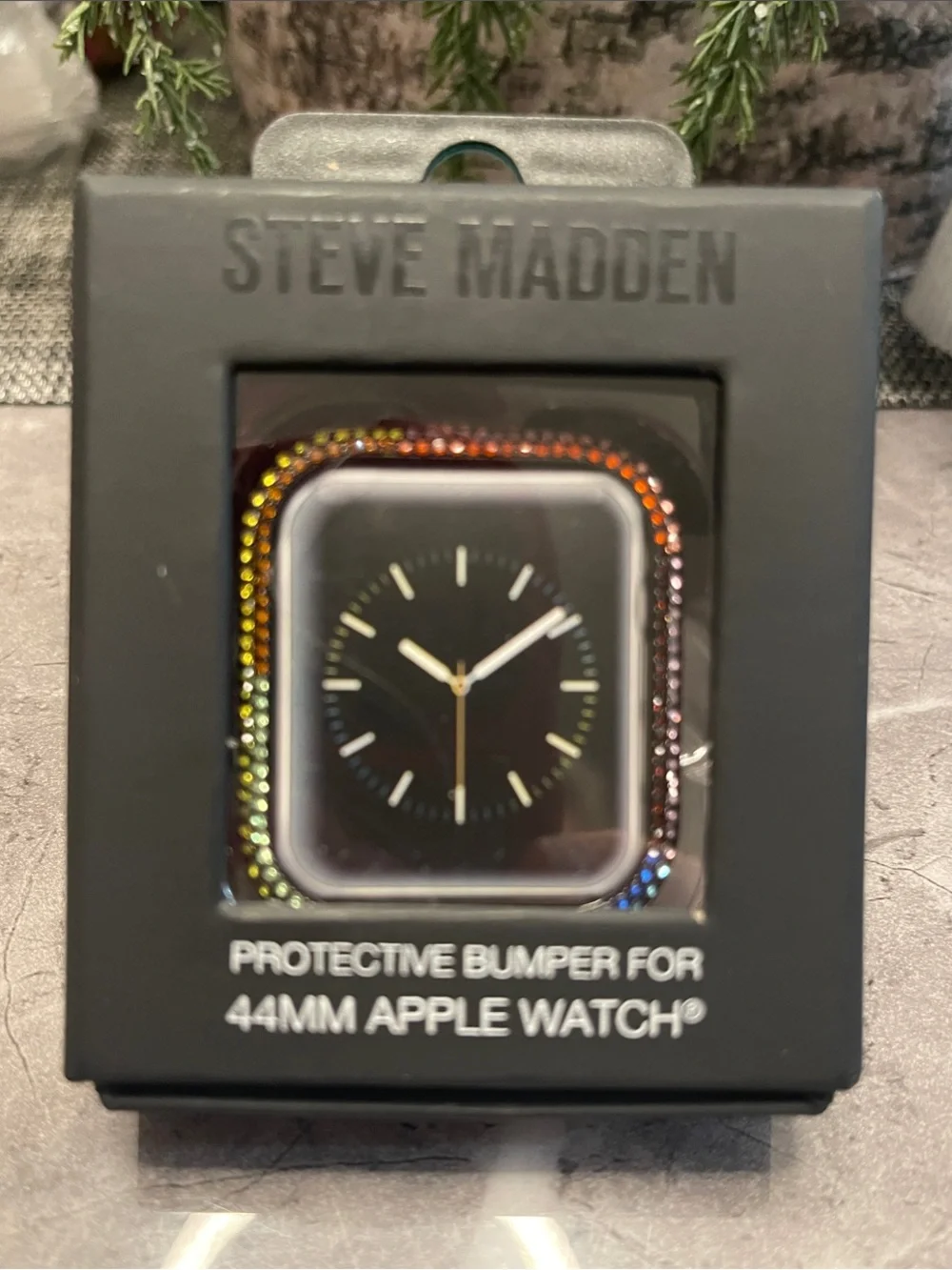 Rainbow Crystal Bezel Case for Smartwatch - Multicolor